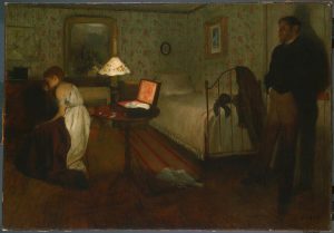 Edgar Degas, "Interior (The Rape)" (1868-69). Image via Wikimedia Commons.